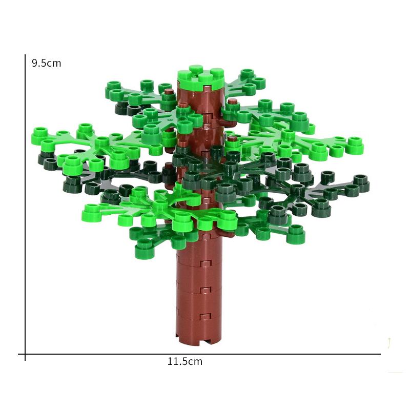 MOC Creative Expert Ideas City Plant Tree Arbor Forest Model Building Blocks DIY Assemble Bricks Toys for Children gifts