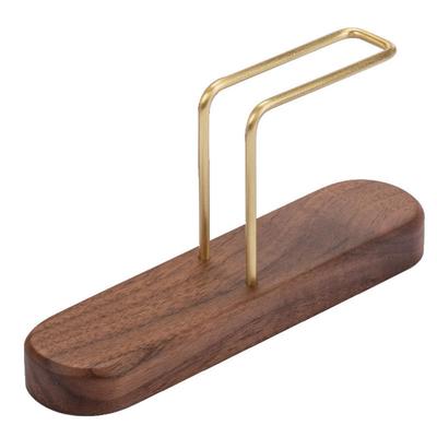 Ideamall Kaffeefilter Etui Ständer Filter Kaffeepapier Ständer aus Holz (Braun)