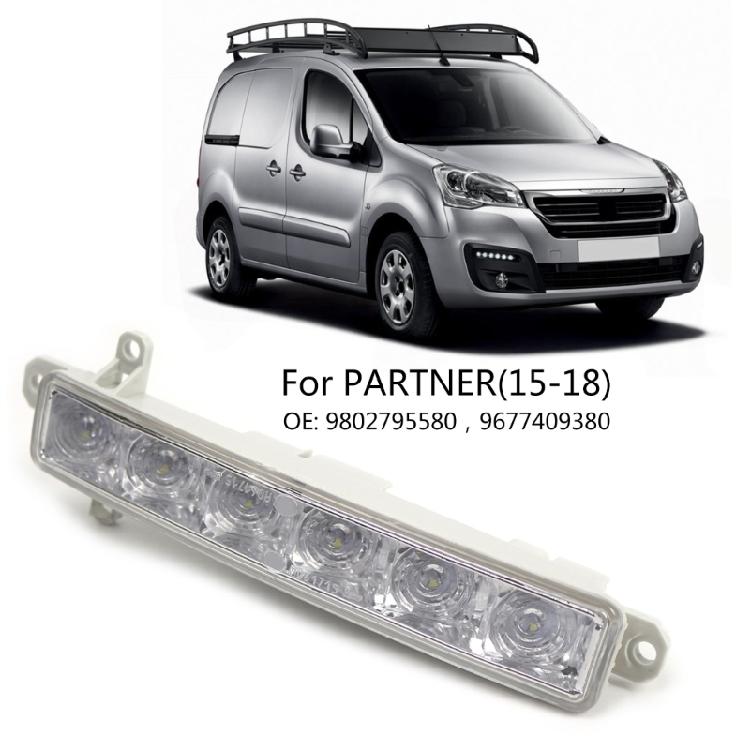 Car Corner Lamp Daytime Running Automotive Lighting Assembly Turn Signal Light for 107 108 308 MK2 9802795580 9677409380