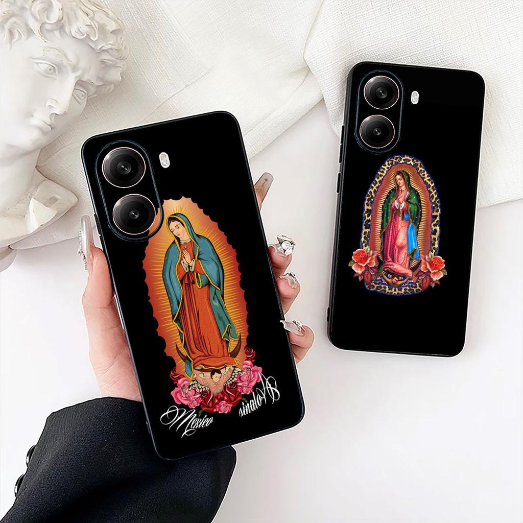 Virgen de Guadalupe Phone Case for Samsung Galaxy S22 S21 S20 FE Ultra Plus A35 A36 A37 A33 A34 A04 A71 Protective Cover