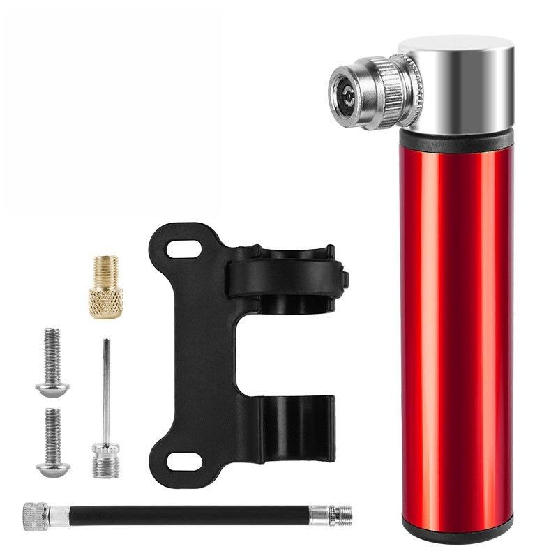 Aluminum Alloy Portable Mini Bike Pump Hand Air Inflator Lightweight Design for Fast Cycling Tire Inflation Outdoors