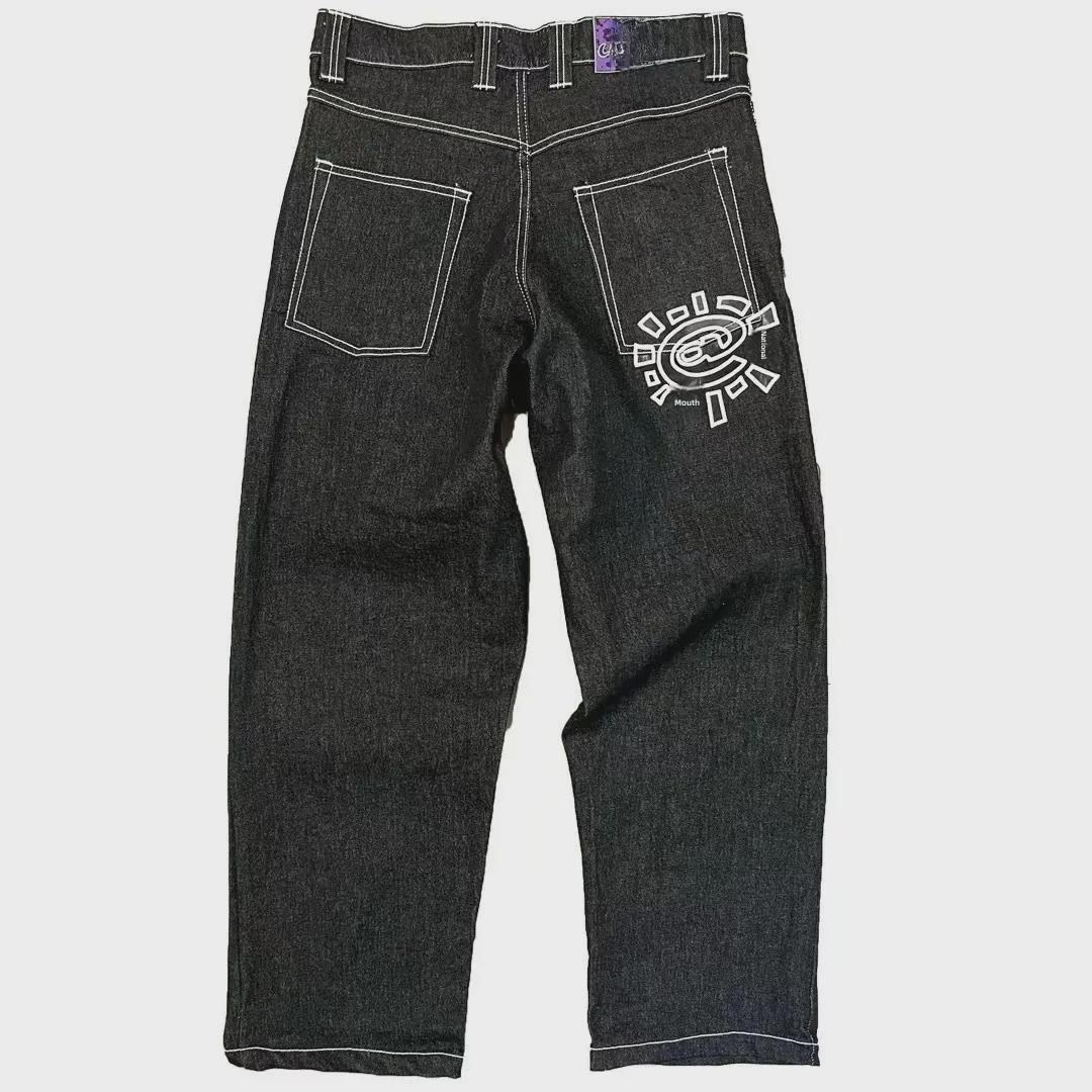 

Мужские свободные повседневные джинсы в стиле ретро в стиле хип-хоп от ADWYSD S