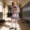 Costume da Bambina Zombie di Halloween con Pizzo e Rete per Bambini