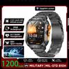 2026 New 1200mAh Rugged Military GPS Smart Watch Men 2.01" AMOLED Screen IP68 Waterproof Clock SOS Call Fitness Flashlight Smartwatch IOS Gift