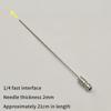 1 pièce Acier Inoxydable Nettoyage Haute Pression Aiguille Buse 1/4" Connexion Rapide Design Fin Pour Nettoyage en Profondeur Réservoirs de Lave-Auto AC