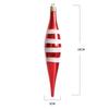 4 Pcs Christmas Painted Pendant Set Cone-shaped Holiday Decorations Hanging Pendants Tree Balls Ornaments Set For Home Party