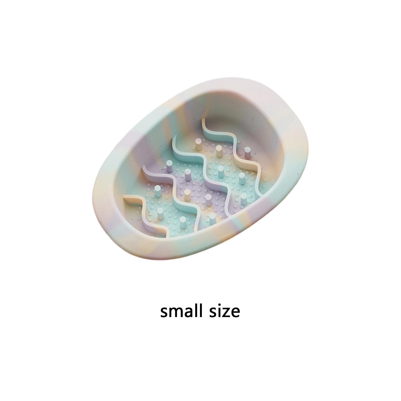 

Силиконовая миска-кормушка для собак с замедлением кормления - -Головоломка-кормушка от удушья для маленьких и средних собак и кошек, способствует здоровому медленному питанию One Size