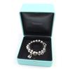 TIFFANY&Co. bracelet Medium Pearl Rock Bracelet Silver AG925 Women Used