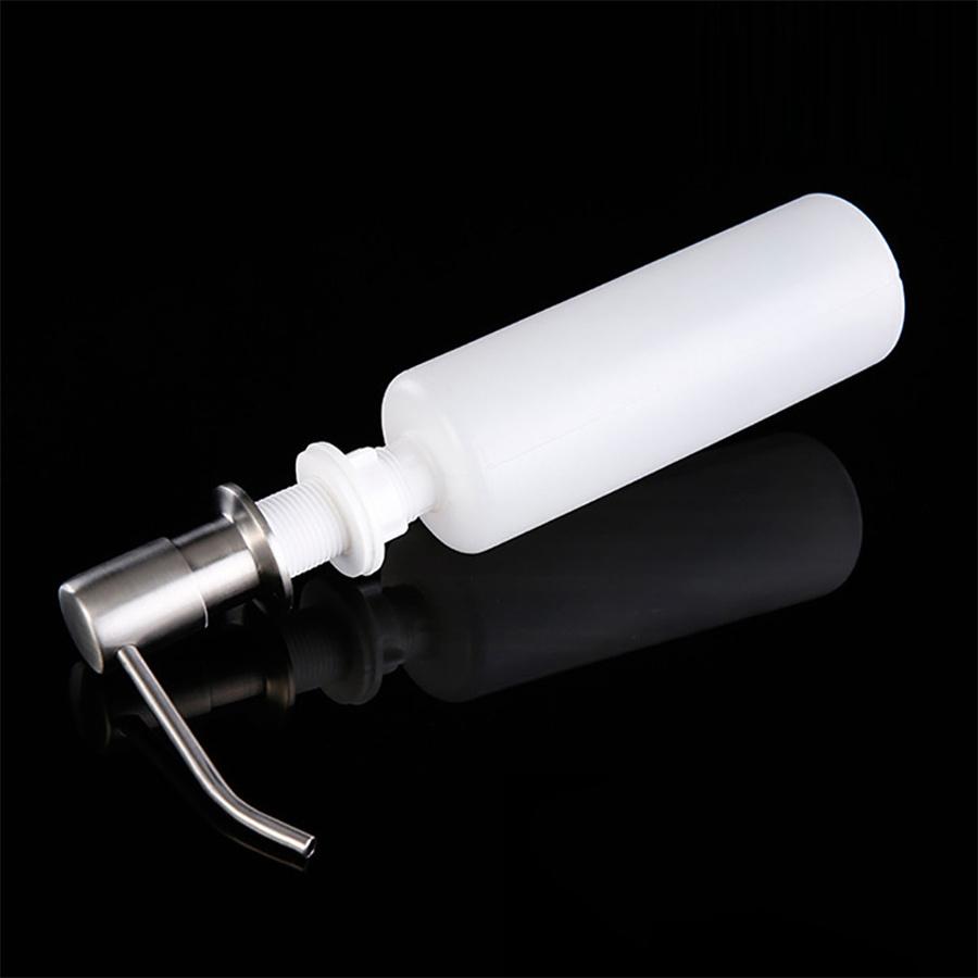 300ML Stainless Steel Soap Dispenser Kitchen Sink Hand Dish Soap Pump Bottle New