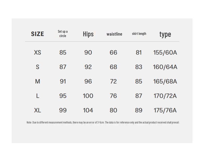 Less 2025 Autumn Straight Mid-Length Skirt