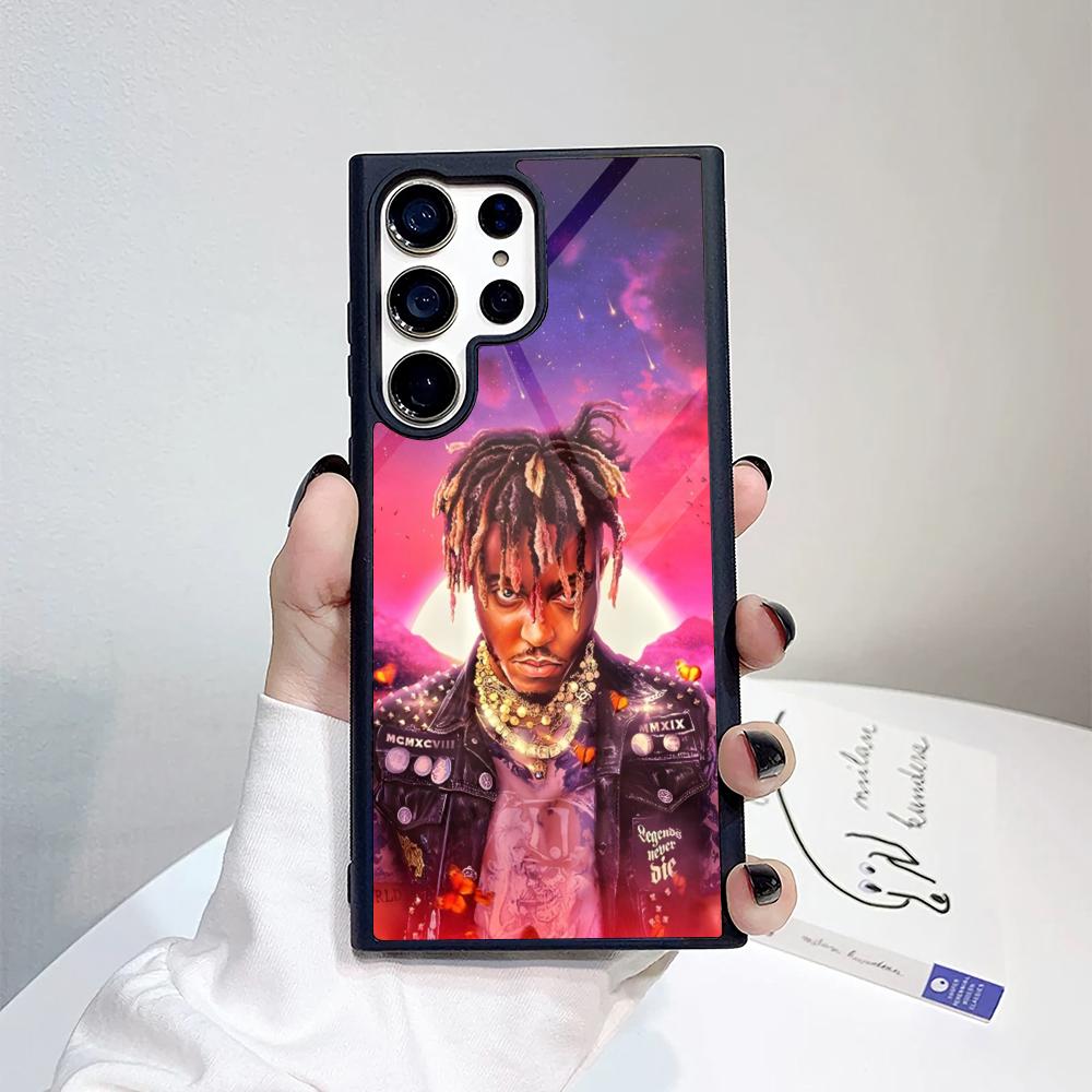 Rapper 999 J-Juice W-WRLD Phone Case For Samsung Galaxy S26 S25 S24 S23 S22 S21 S20 FE Edge Pro Plus Ultra PC+TPU Cover