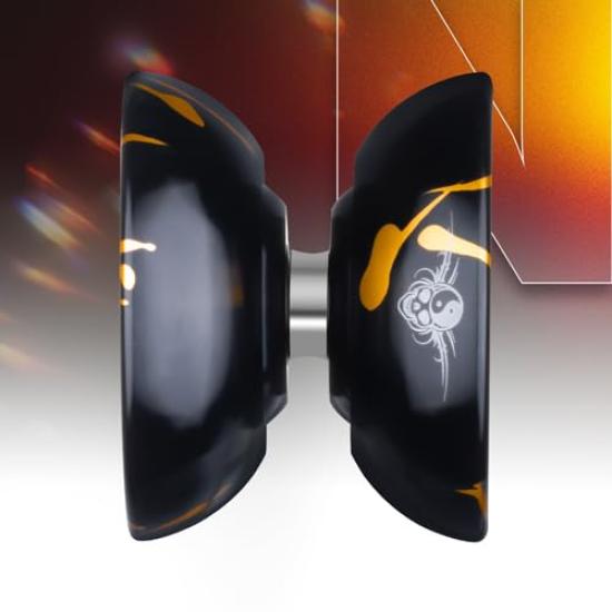 MagicYoYo New Design N11 Alloy Aluminum Professional Yo-yo Unresponsive YoYo ball (Black With Golden) by MAGICYOYO