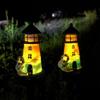 Solar Powered Solar Lighthouse Resin Material Outdoor Decor Garden Light  Patio Decoration
