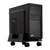 Support pour unité centrale pc - iggual tech - ajustable 15-26 cm - plastique moulé - 4 roues