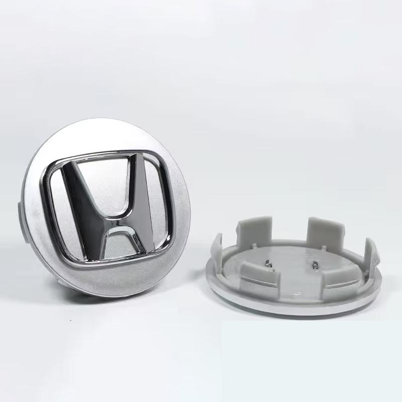 4Pcs 58/69MM Car Badge Wheel Hub Center Cover Stickers For Honda Fit Jazz GK5 Civic Type-R CRV Pilot Accord Insight Spirior City