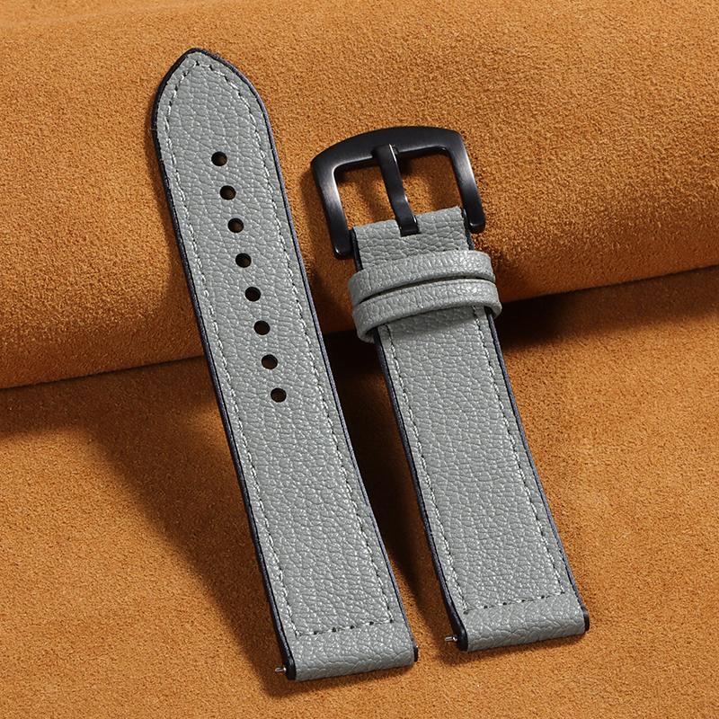 Handgefertigtes Retro Ölwachs Echtes Leder Kalbsleder Armband 20mm 22mm Schnellverschluss Damen Uhrenarmband Rindsleder Armband Zubehör