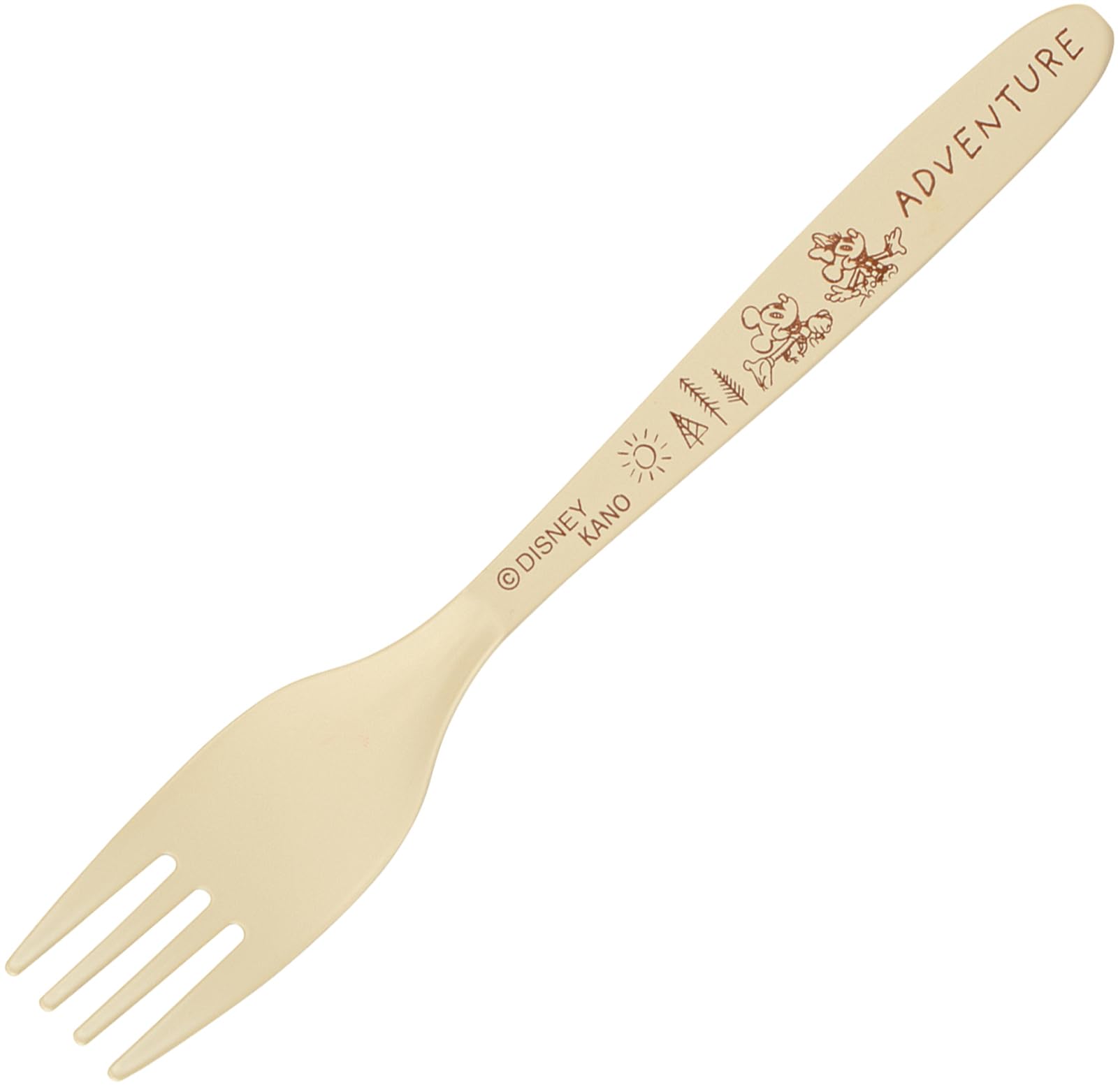 

Kano Disney Mickey Adventure Antibacterial 74562 Fork, 16.5cm, Ivory, слоновая кость