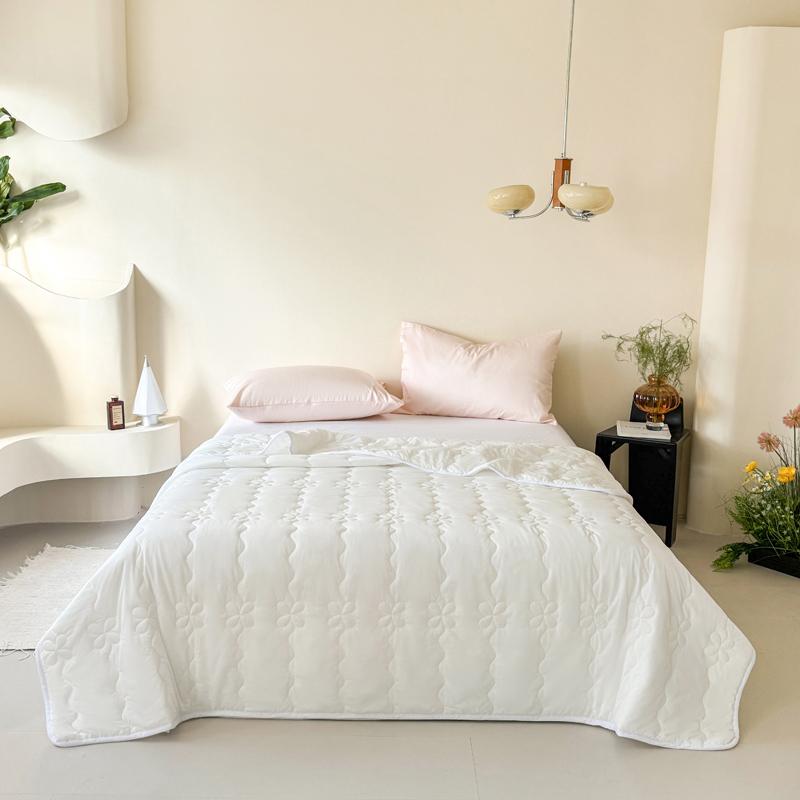 New Cool Silk Summer Quilt, Summer Cool Quilt, Air Conditioner Quilt, Solid Color, Simple Japanese Style