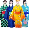 Japan cartoon comics Demon Slayer: Kimono - Kaguya District Cosplay Costume Anime Character Role-Playing Kimono 0074