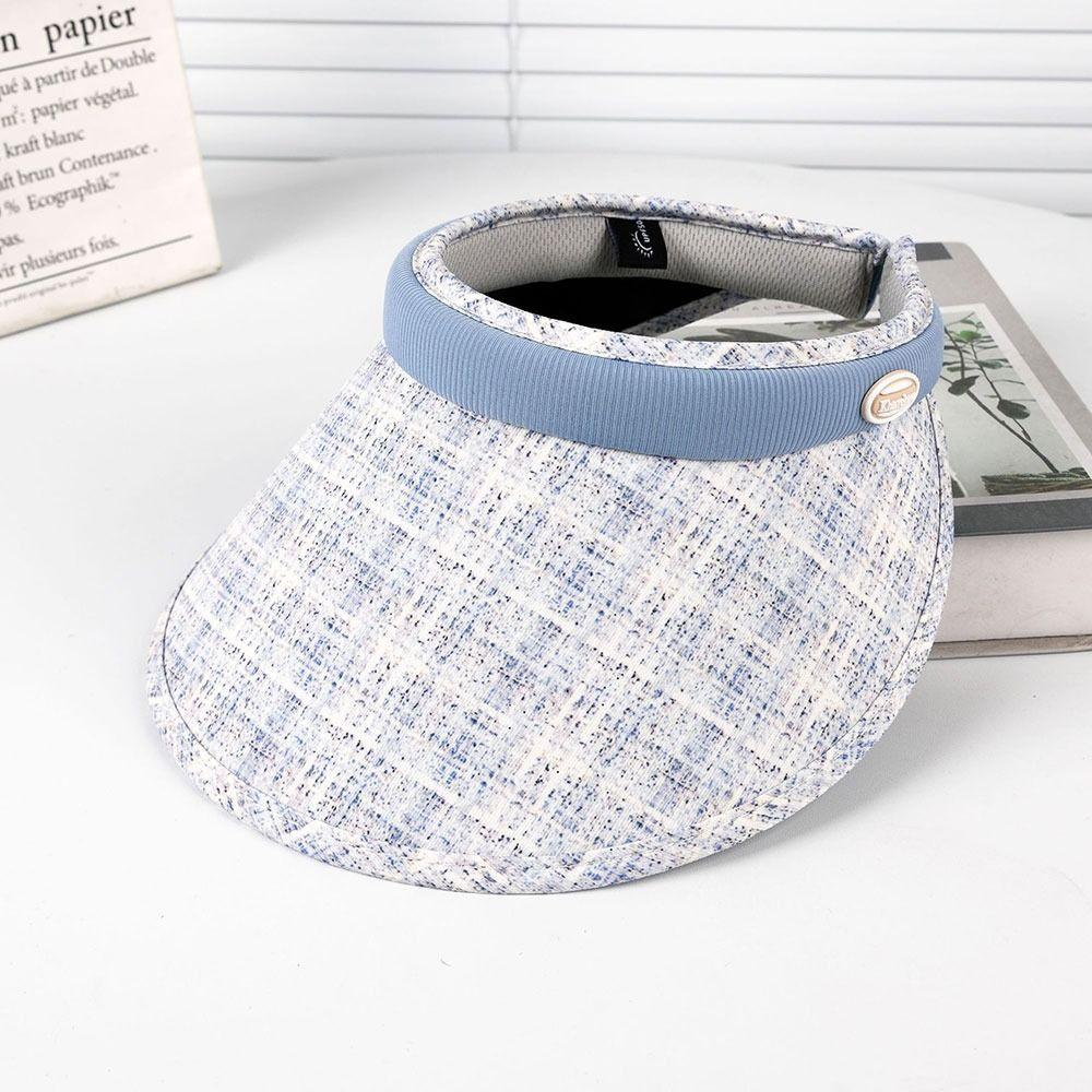 Embroidered Sun Hat Sun Protection Baseball Cap Outdoor Empty Top Hat