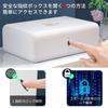 Biometric fingerprint storage box, AICase portable cash jewelry security case lock box safe, combination lock for car, home, office, travel.