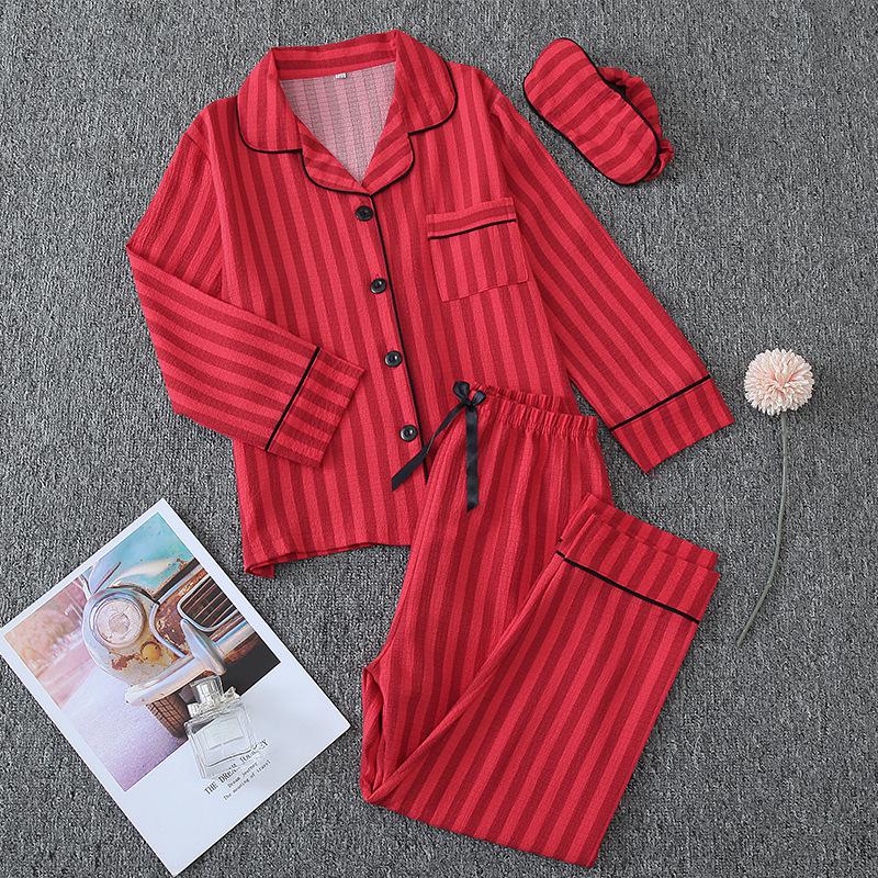 Parent-Child Matching Cotton Pajamas Set - Women's Tank Top & Shorts with Children's 7-Piece Homewear.