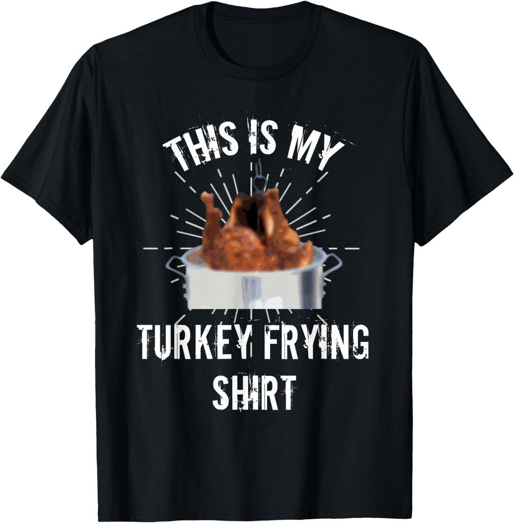 Esta é a Minha Camiseta de Fritar Peru Camiseta de Chefe do Dia de Ação de Graças Camiseta