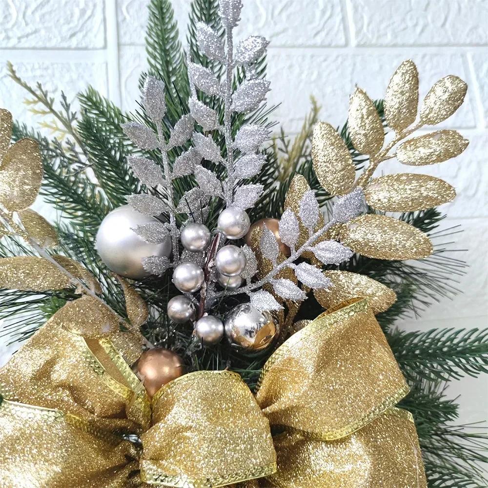 Christmas Staircase Decor Wreath Christmas Ornaments Home Window Door Wreath Hanging Stair Fireplace Wall Decoration Navidad