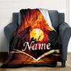 Custom Name Love Sky blanket for Couch & Bed, Plush Cozy Fuzzy Blanket Super Soft & Warm Blankets for Fall and Winter. 0908332
