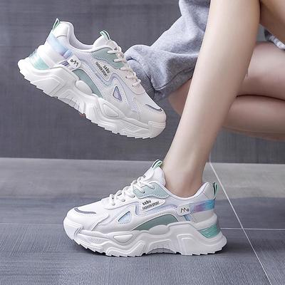 Sneakers Women Platform Flat Shoes Woman Shoes Green Casual Trainers Ladies Chunky Sneakers Women Shoes