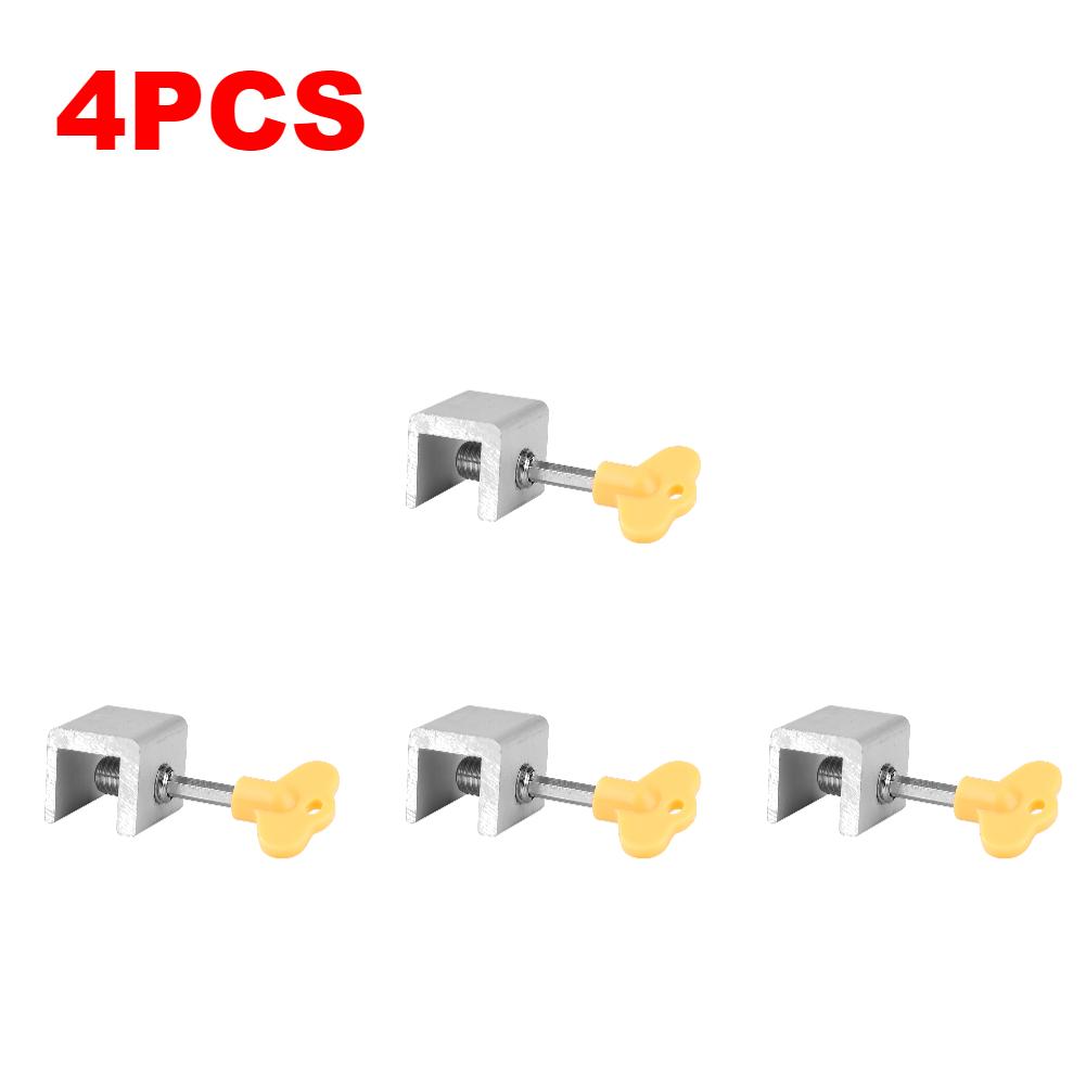 1-10Pcs Window Lock Security Lock Limit Sliding Door Windows Restrictor Child Safety Anti-theft Door Stopper Home Improvement