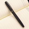 Metal Office Signature Fountain Pen for Student Calligraphy and Writing Practice, Straight Nib with Ink Cartridge, Engravable.