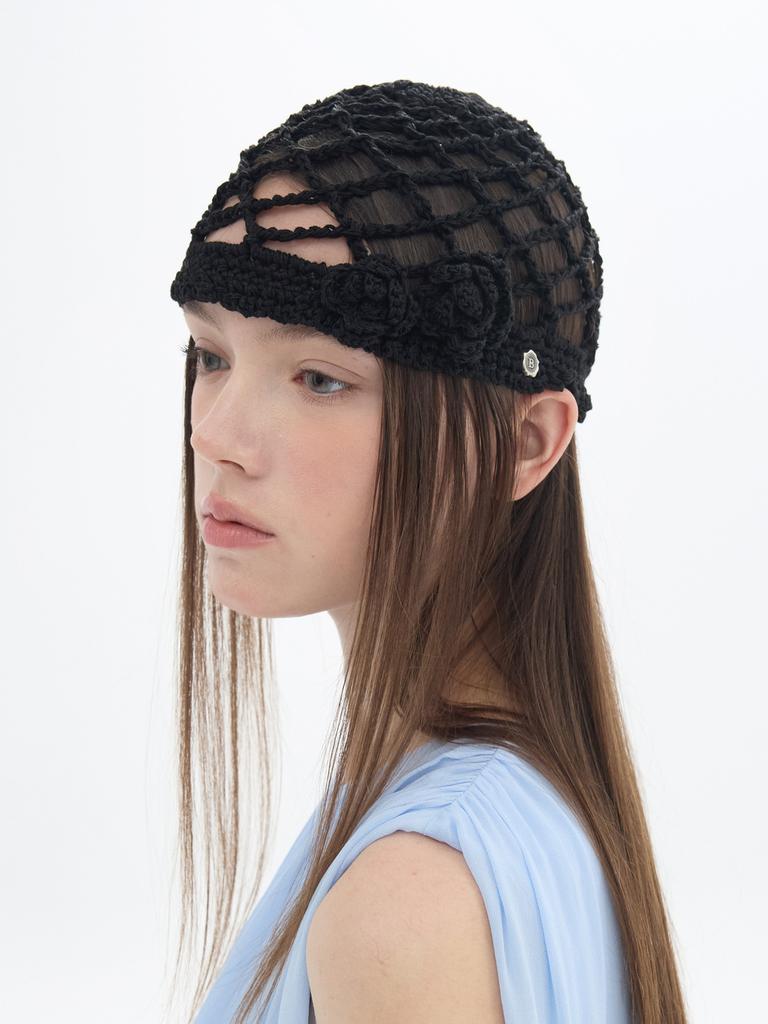 Beulaunhaes Crochet Beanie - Black