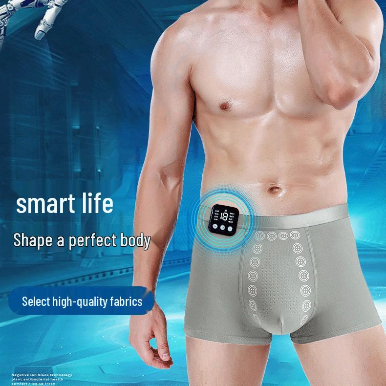 

2026 EMS Microcurrent Smart Men s Butt-Lifting Massage Shaping Fitness Underwear Small Model