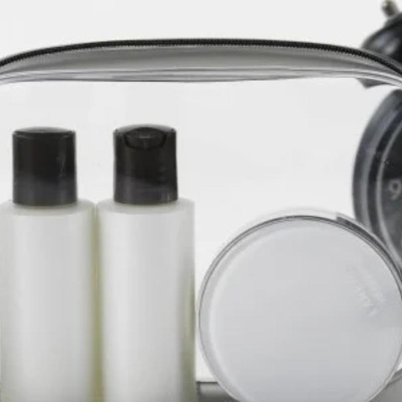 Environmental Protection PVC Transparent Cosmetic Bag Women Travel Make up Toiletry Bags Makeup Organizer Case