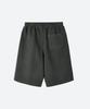 MOONSUN M.C Unisex, Logo Pigment-Dyed Sweat Shorts / Charcoal