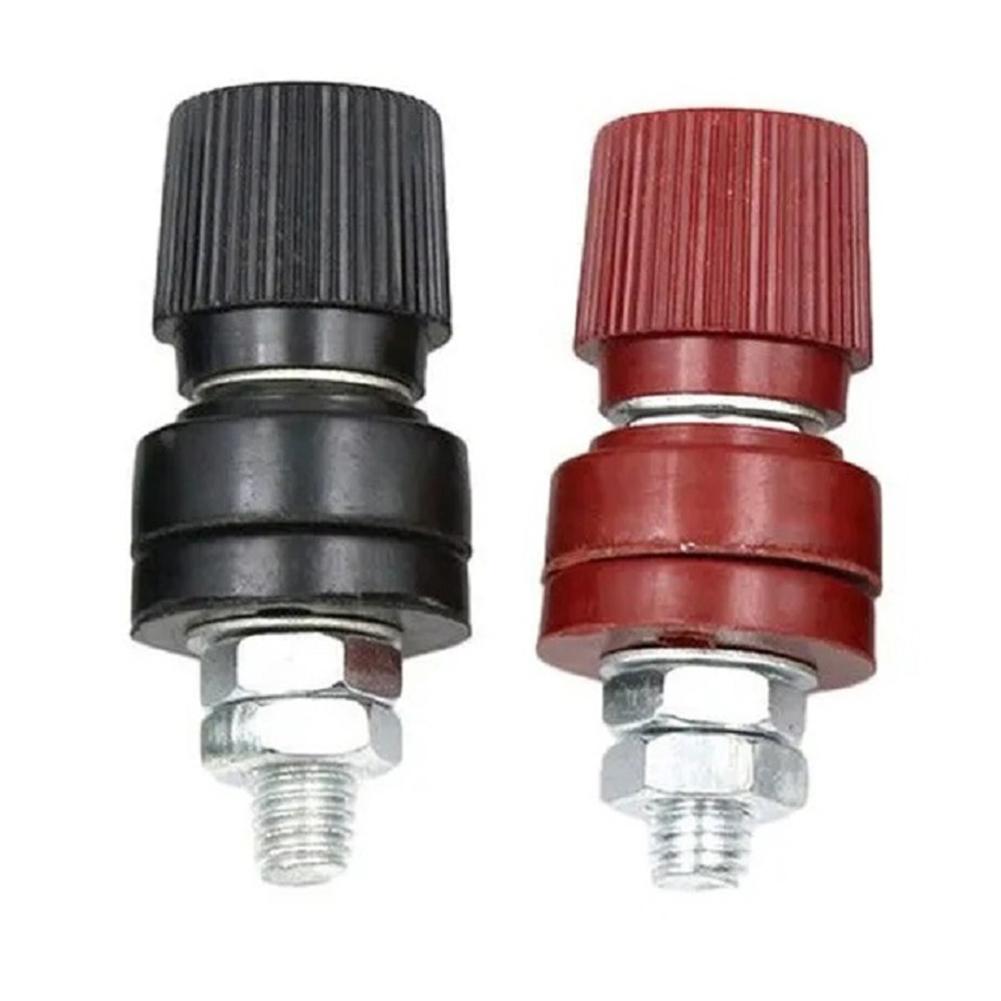 

2PC M6 Thread Copper Alloy Binding Posts for Welding Machine Terminals Charging Generators and Boat Connections