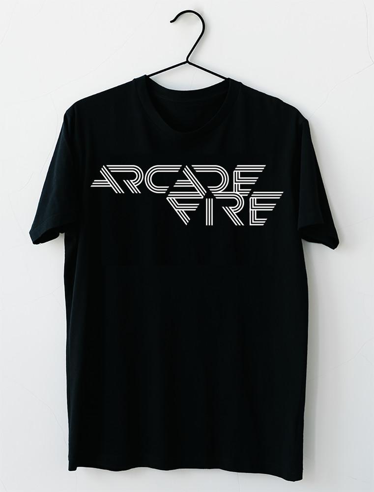 Heißes Arcade Fire Band Schwarz Größe S-5XL T-Shirt Geschenk Damen Herren