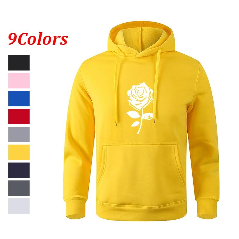 Men's Multi - Color Fashionable Sports Fitness Printed Pocket Casual Sweatshirt Hoodie Pullover