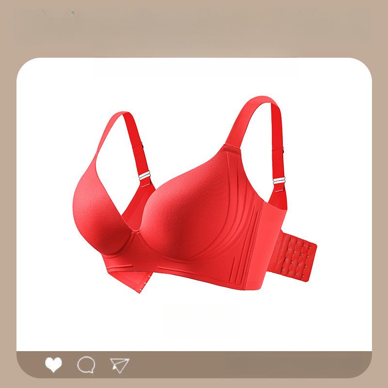 Plus-size Lingerie Women's Lift and Shrink Secondary Breasts Compact Bra Thin Bra Push Up Bra