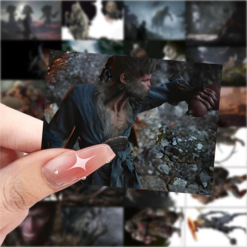 

Лентикулярная карта Black Myth Wukong: 6-Сменные, 3-дюймовые мини подарочные карты для друзей, тема высокой ценности «Избранный». Standard