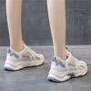 Dad Shoes Women's Spring New Thick-soled Height Increase and Thinness Casual Travel Shoes Trendy Sports Shoes
