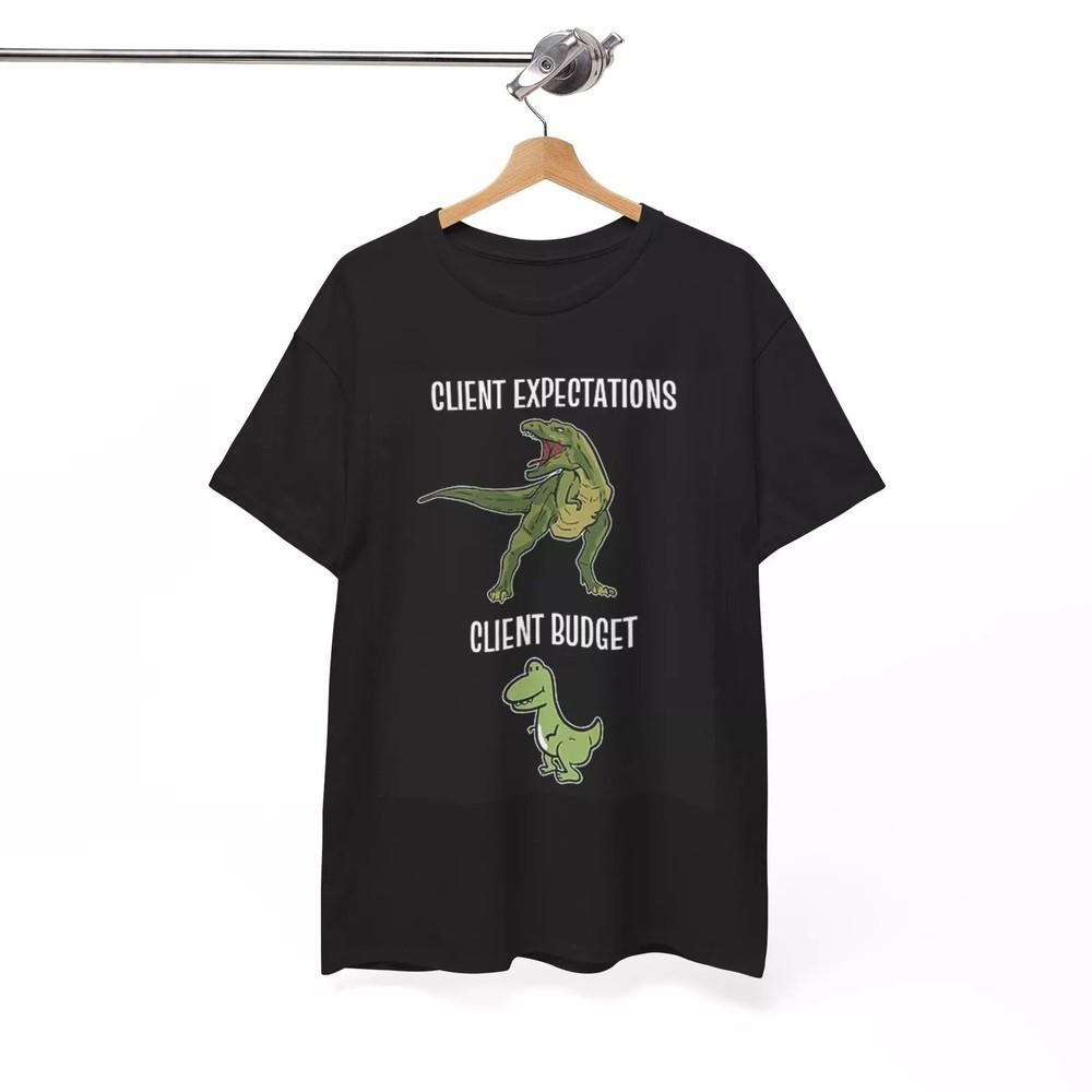 Graphic Designer Graphic T Shirt Funny Dinosaur Unisex Heavy Cotton Tee Unisex T-Shirt XXL
