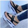 Fashion Summer New Large Slope Heel Clip Toe Buckle Sandals for Women Thick Sole Outer Wearing Roman Sandals for Women