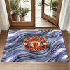 Manchester United Design Kristall Samt Teppich Weiche Dekorative Matte für Schlafzimmer Eingang