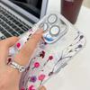 For iPhone 16 Pro Max Case Electroplated IMD TPU+PC Phone Back Cover with Glass Lens Film