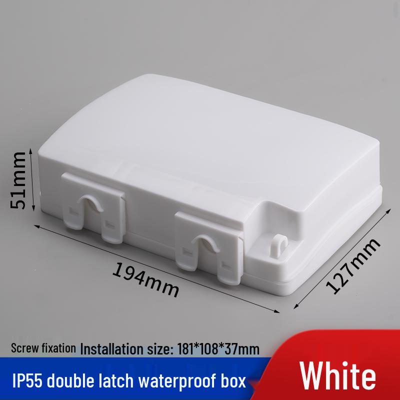 Outdoor Recessed Weatherproof Socket Cover with Screw Installation