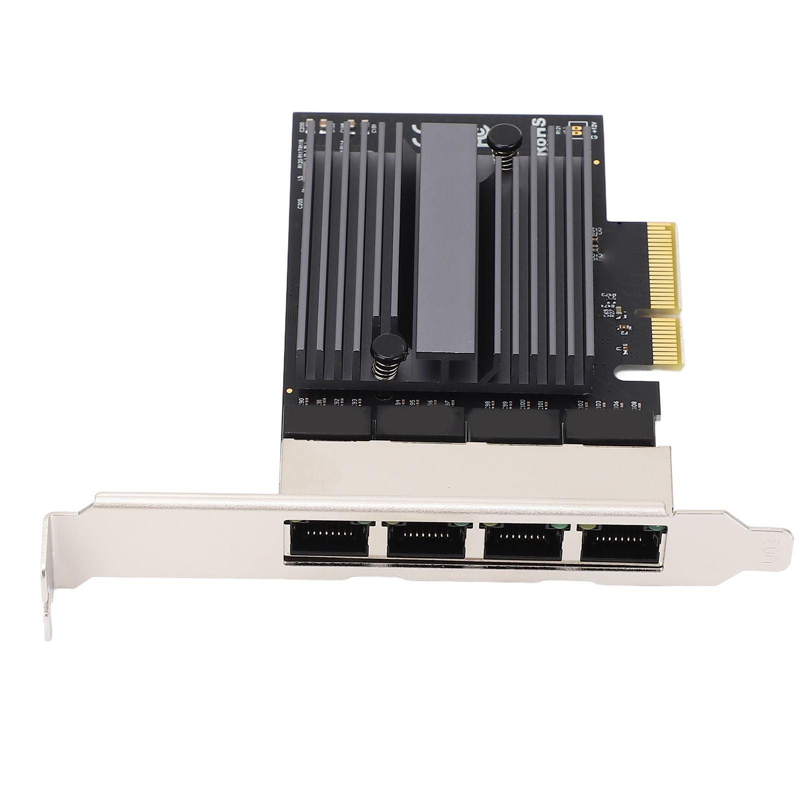 

4-портова гігабітна мережева карта 8 світлодіодних індикаторів 2.5G чотирипотова карта NIC RJ45 для настільного комп ютера