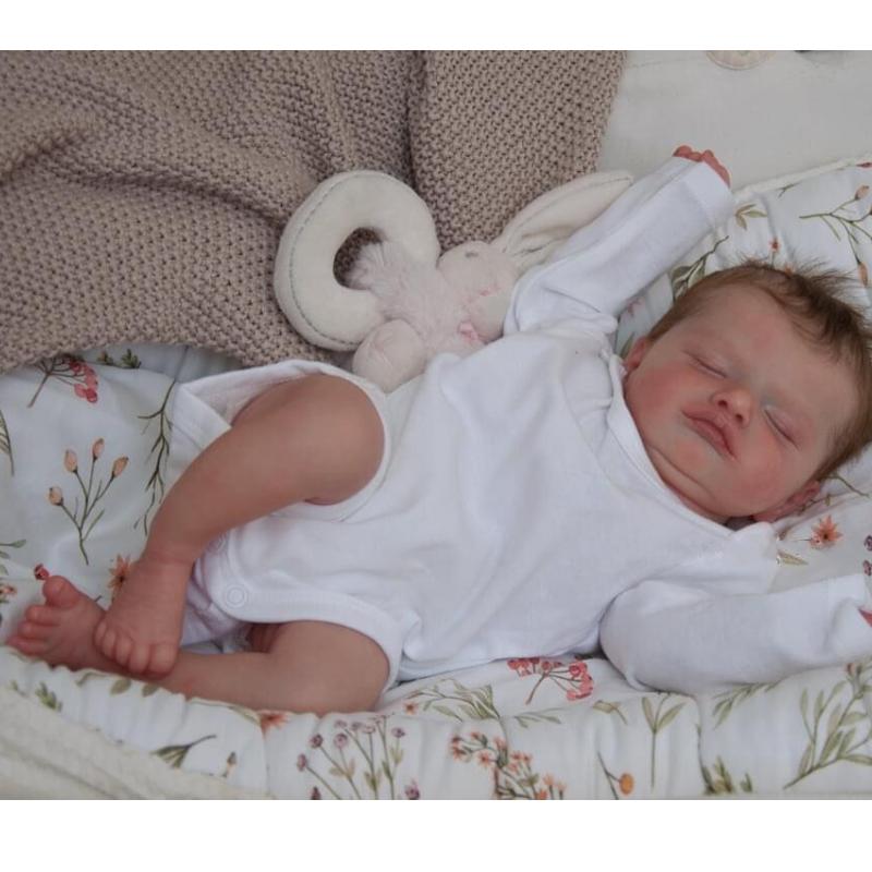 Simulation Reborn 48cm Doll Baby Bath Companion Real Life Toys Lifelike Kid Gift