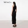 MO&Co. Cool-Touch Triacetate Workwear Spliced High-Waist Long Dress